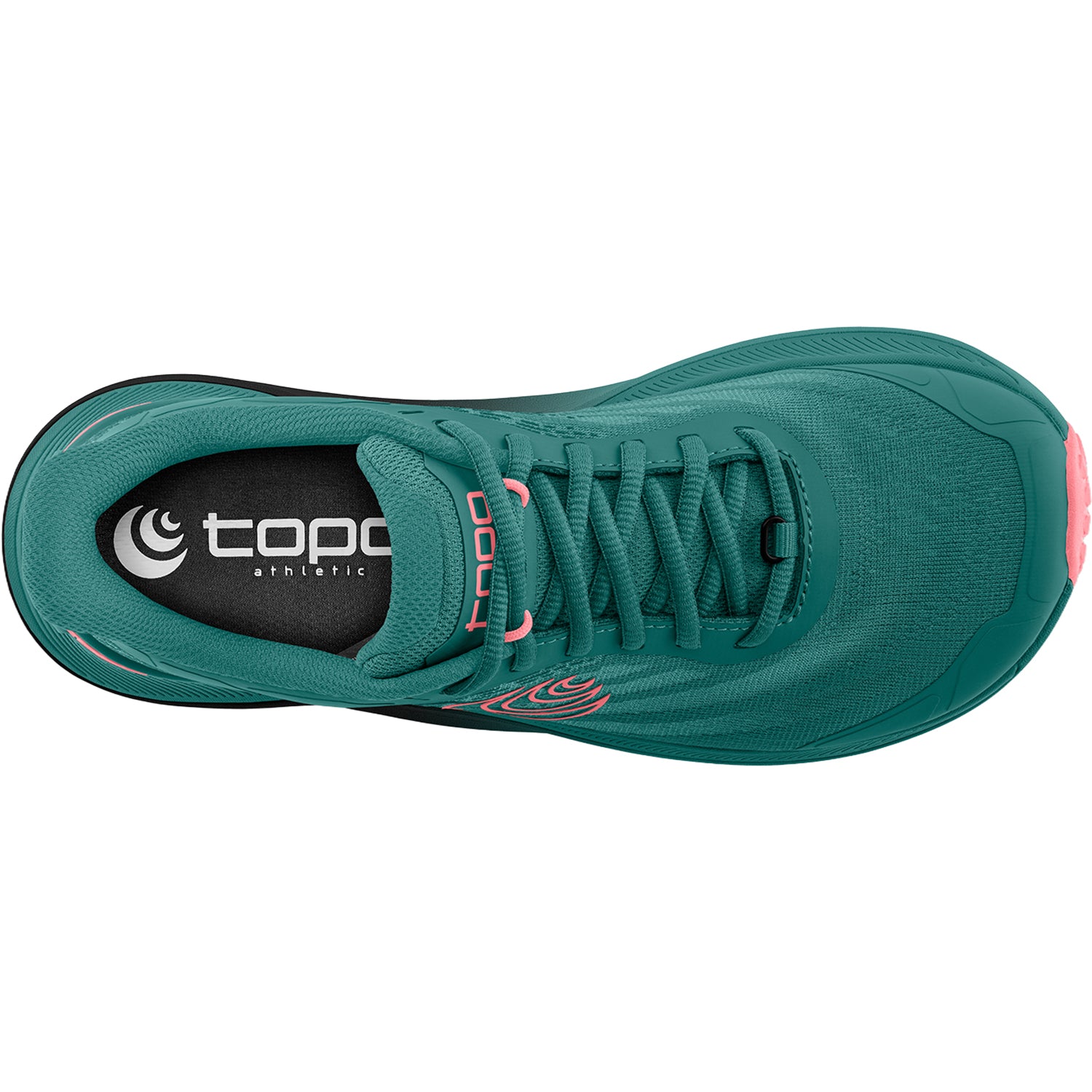 Womens Topo Topo Athletic Shoes Ultraventure 4 (Neutral Support) Women's Trail Hiking Shoes Athletic Shoes Dark Teal/Pink Dark Teal/Pink