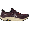 Womens Topo Topo Ultraventure 5 Women's Athletic Trail Running Shoes Maroon/Tan (Neutral Support) Maroon/Tan