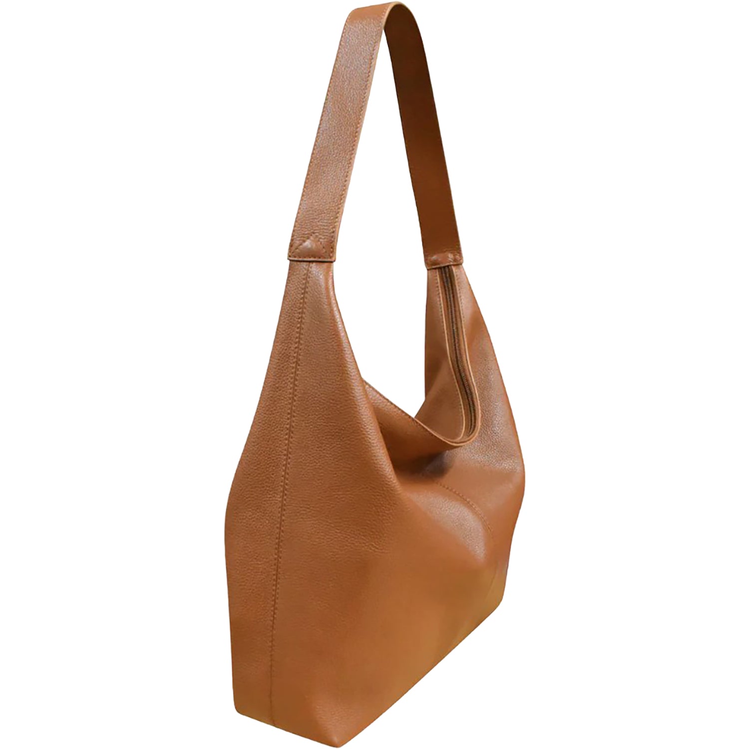 Womens Ili new york ili New York Unlined Slouchy Hobo Antique Saddle Leather Antique Saddle Leather