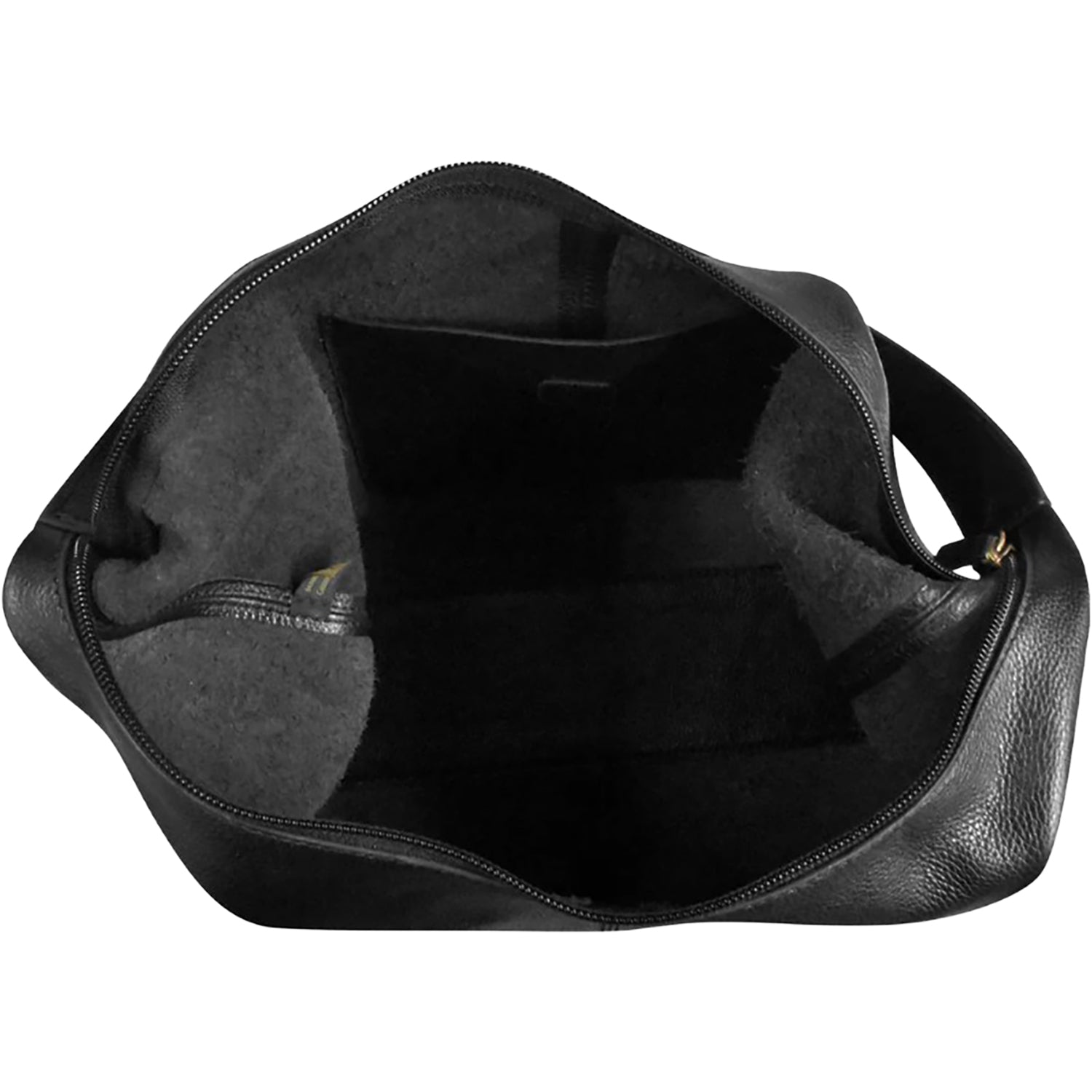 Womens Ili new york ili New York Unlined Slouchy Hobo Black Leather Black Leather