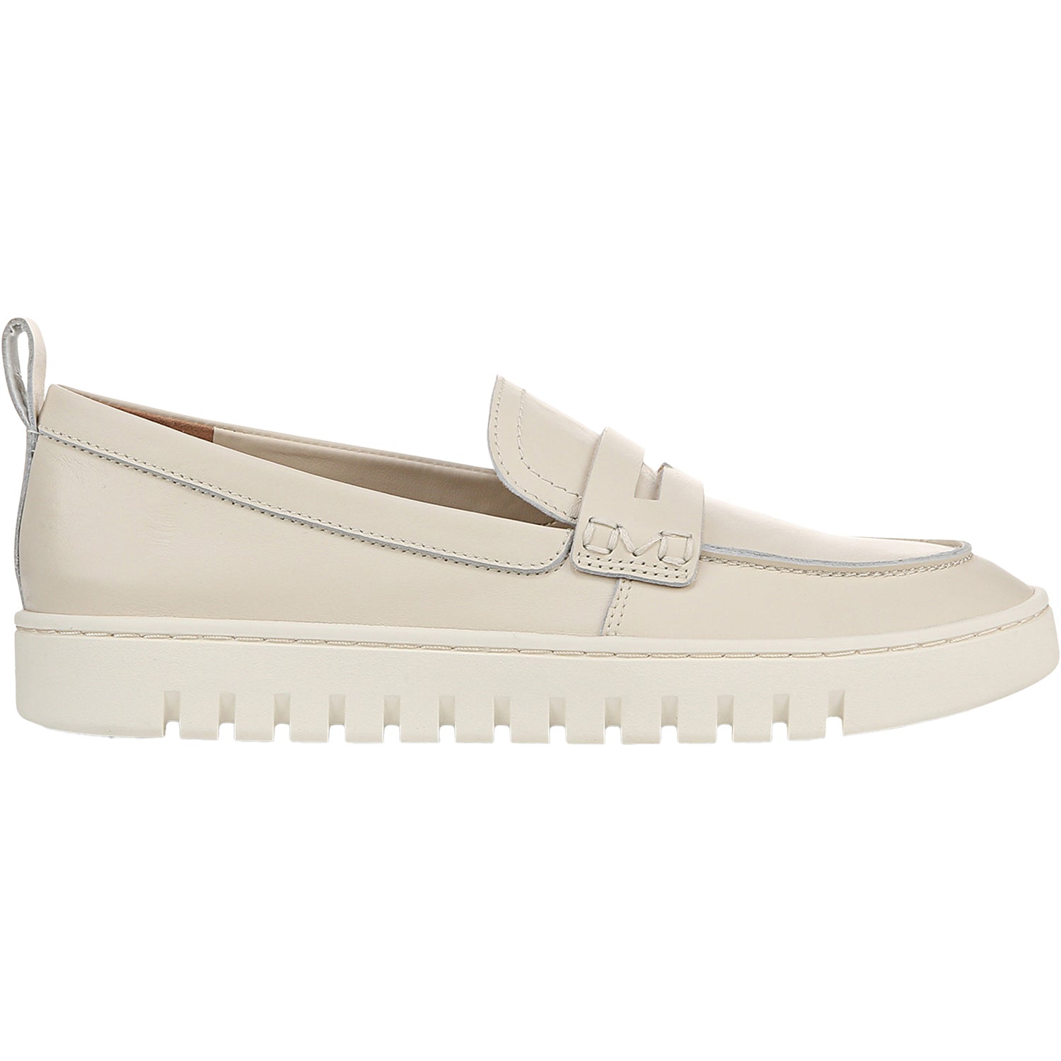 Womens Vionic Women's Vionic Uptown Loafer Cream Leather Cream Leather