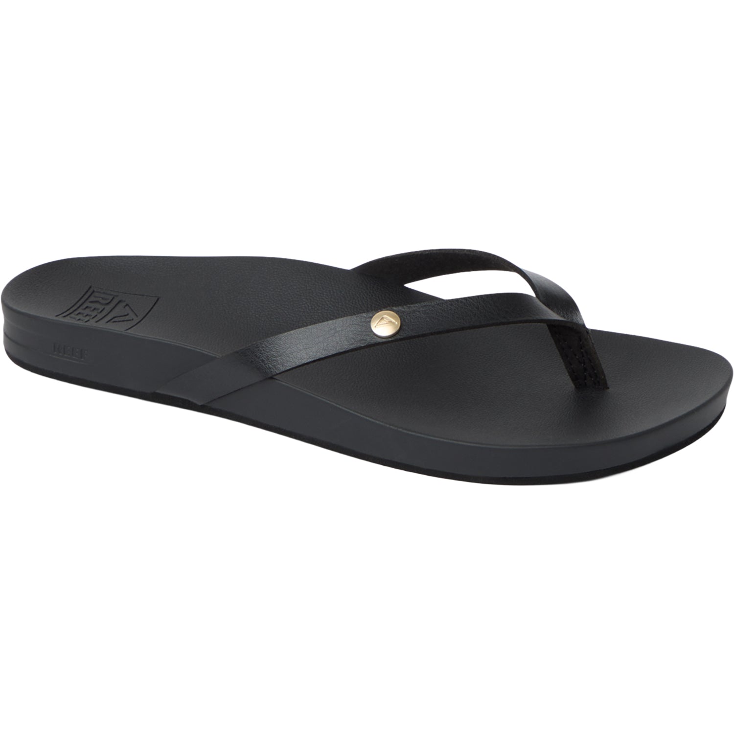Womens Reef Reef Vista Ivy Women's Thong Sandals Black/Black Black/Black