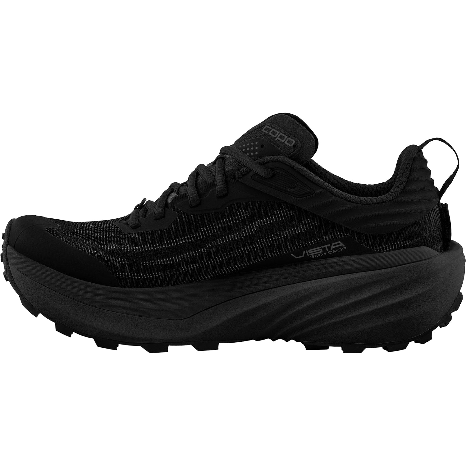 Mens Topo Topo Vista Men's Trail Running Black/Black Black/Black