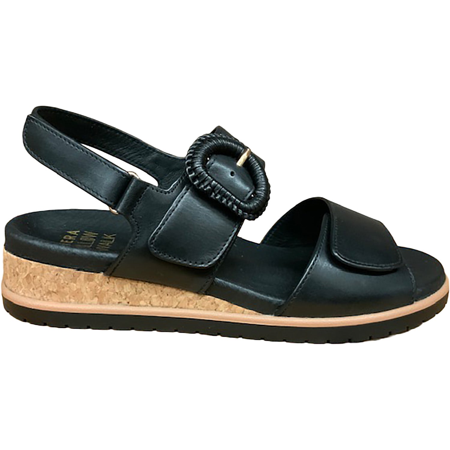 Womens Ziera Ziera Vatch Women's Sandals Black Leather Black Leather