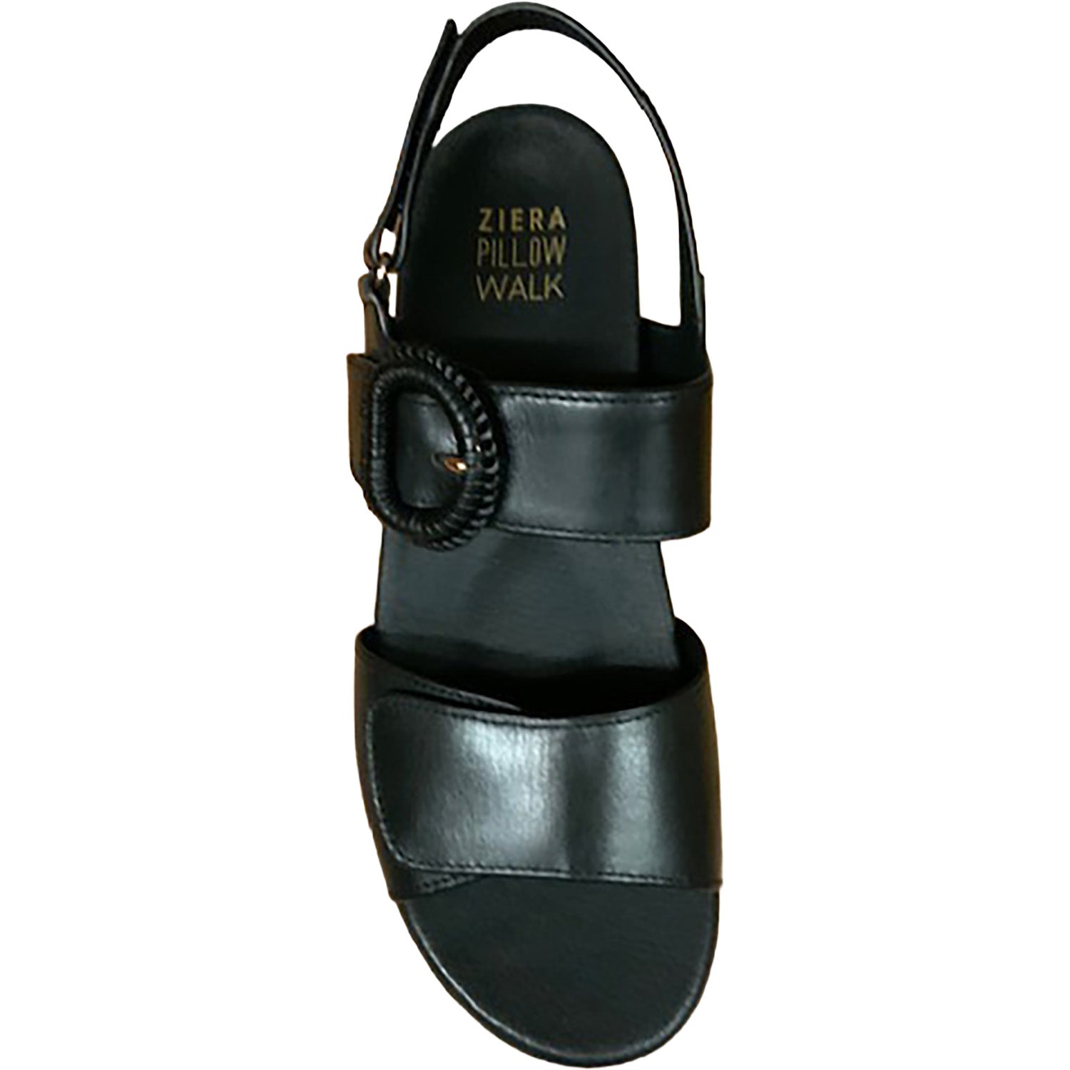 Womens Ziera Ziera Vatch Women's Sandals Black Leather Black Leather