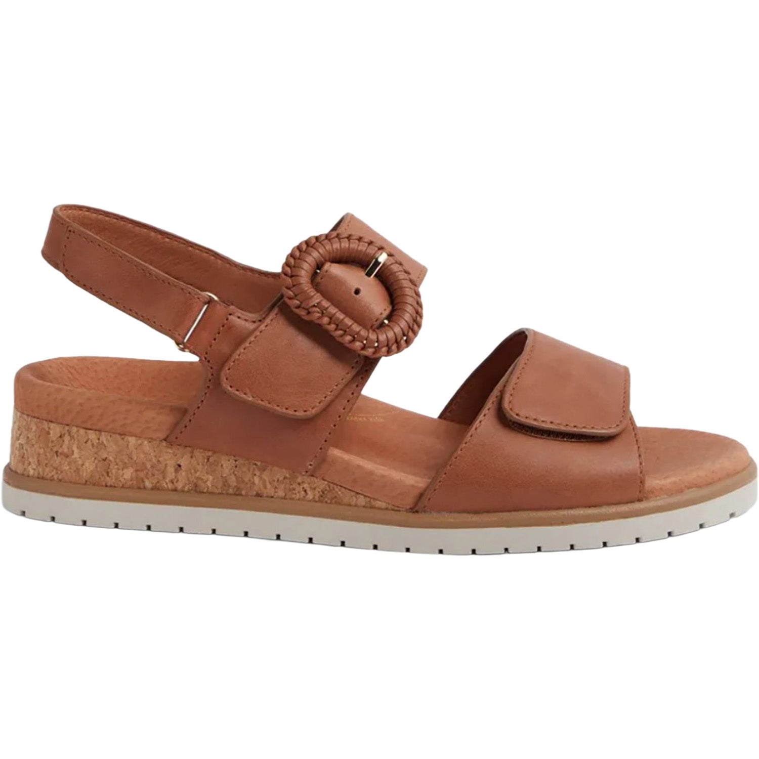 Womens Ziera Ziera Vatch Women's Sandals Tan-Almond Leather Tan-Almond Leather