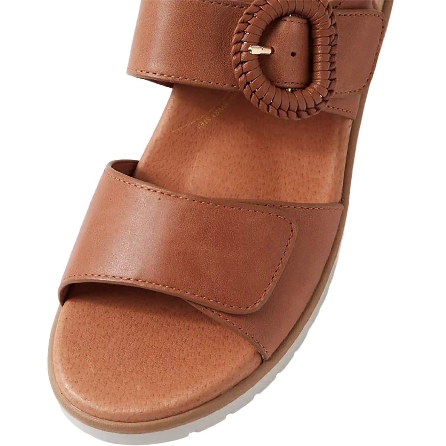 Womens Ziera Ziera Vatch Women's Sandals Tan-Almond Leather Tan-Almond Leather