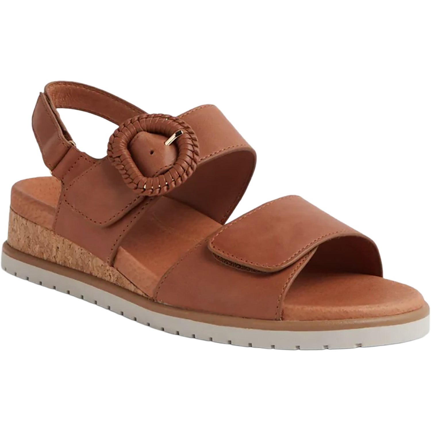 Womens Ziera Ziera Vatch Women's Sandals Tan-Almond Leather Tan-Almond Leather