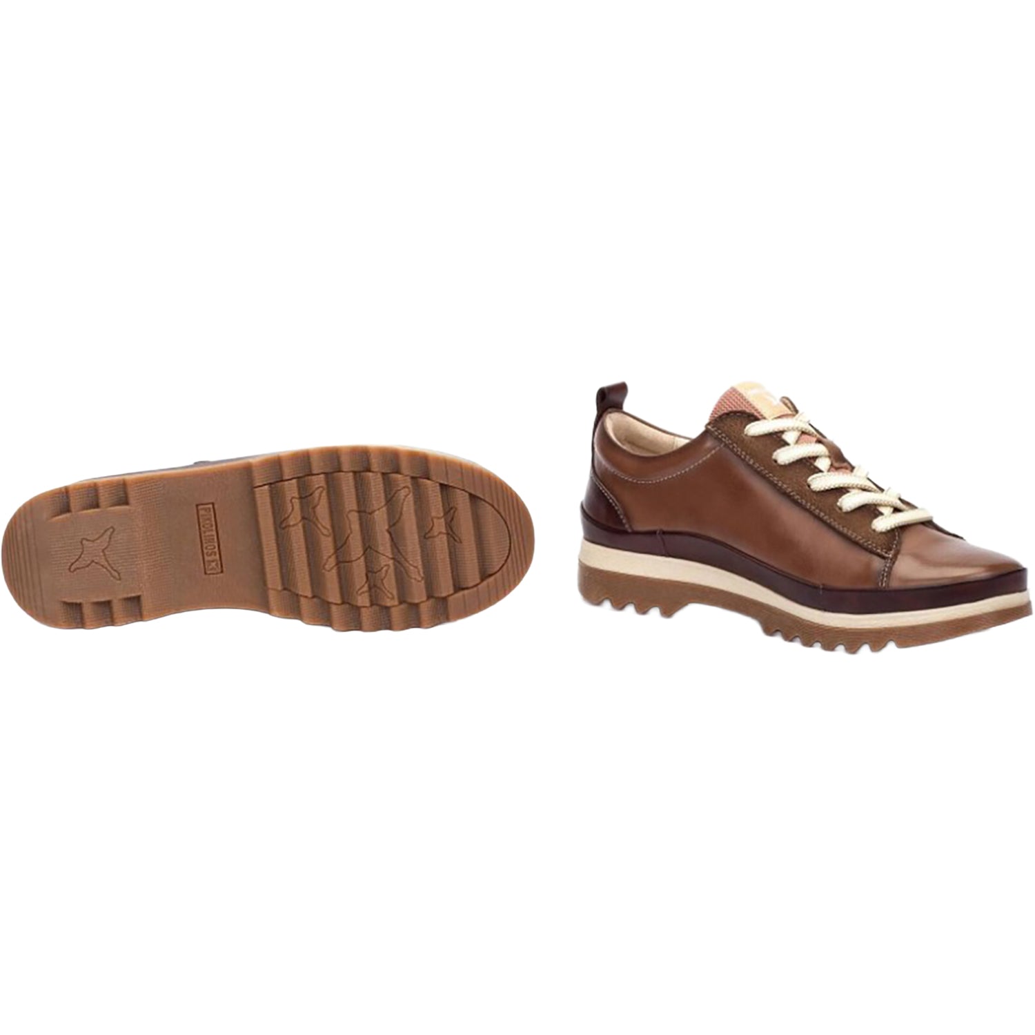 Womens Pikolinos Pikolinos Vigo W3W-6979C5 Women's Casual Lace-Ups Topo Leather Topo Leather