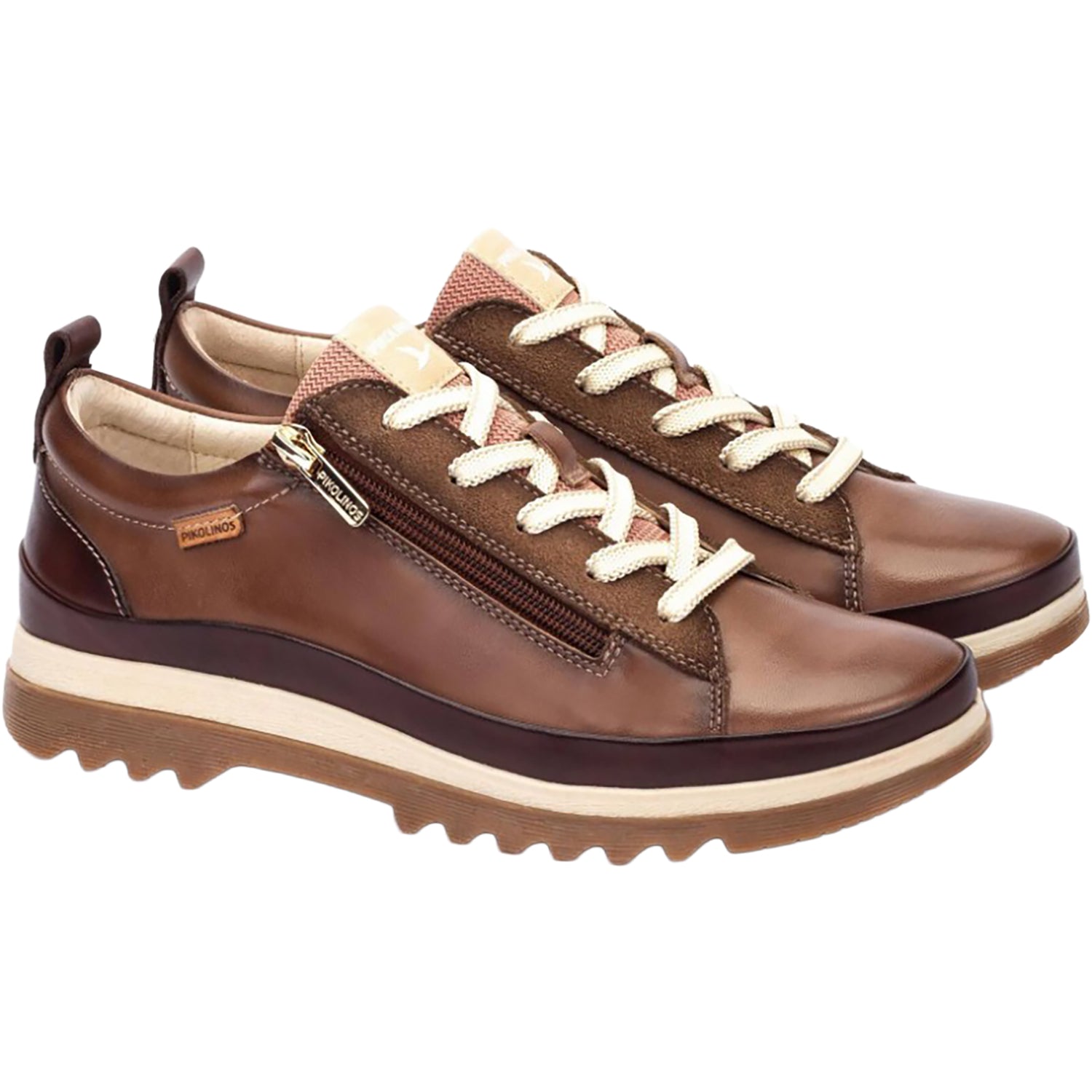 Womens Pikolinos Pikolinos Vigo W3W-6979C5 Women's Casual Lace-Ups Topo Leather Topo Leather