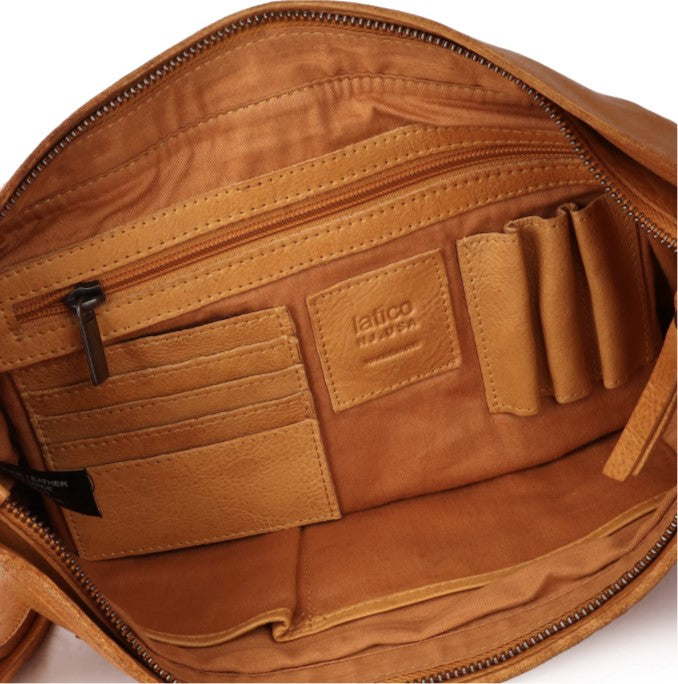 Womens Latico Latico Vista Crossbody Handbag Cognac Cognac