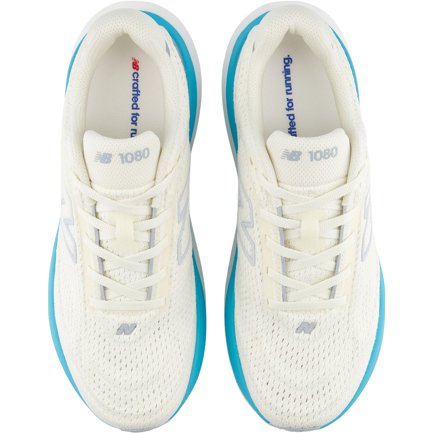 Womens New balance New Balance 1080v15 Women's Athletic Shoes W10805VJ Angora/Blue Glaze (Neutral Support) Angora/Blue Glaze
