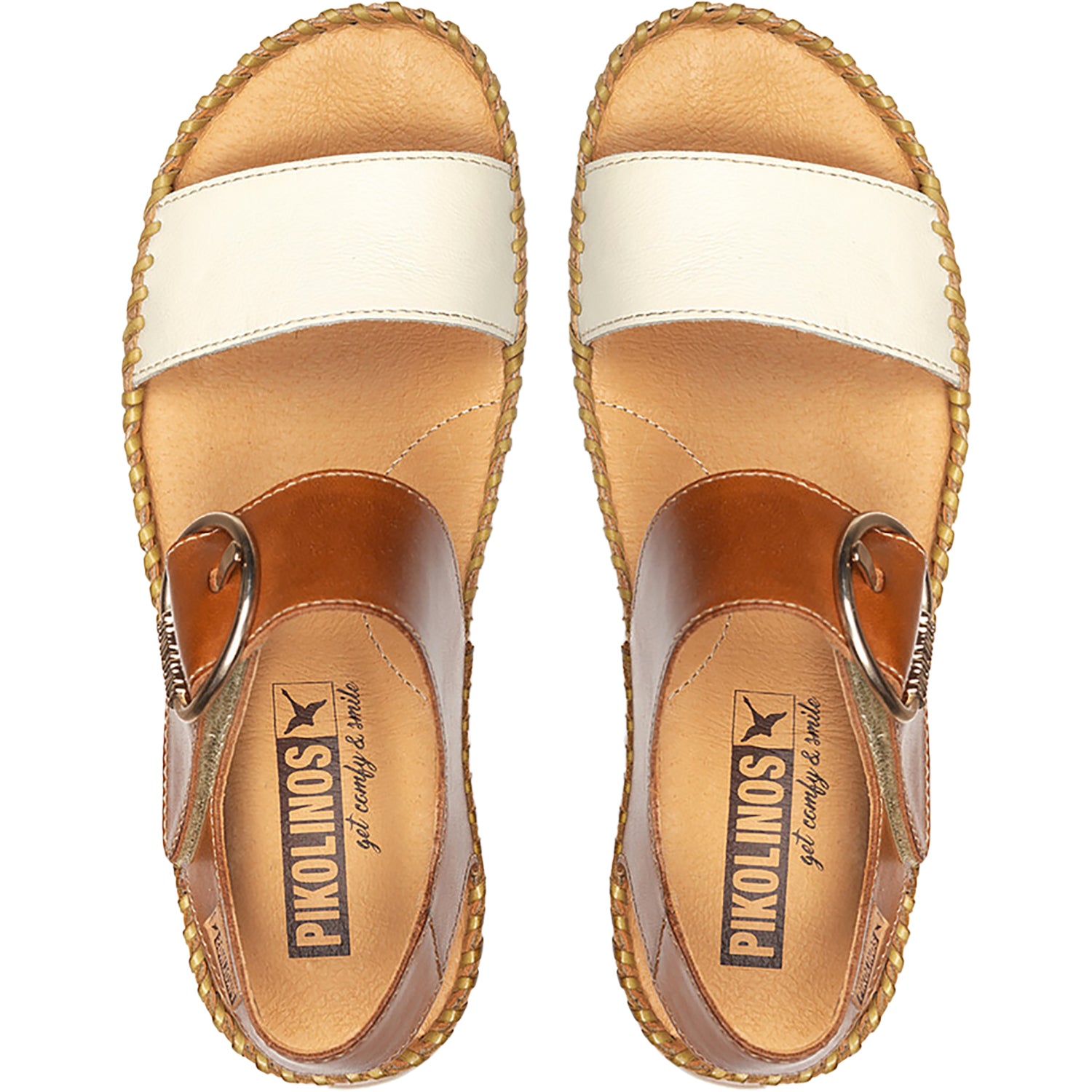 Womens Pikolinos Pikolinos Marina W1C-0709C1 Women's Sandals Nata/Brandy Nata/Brandy