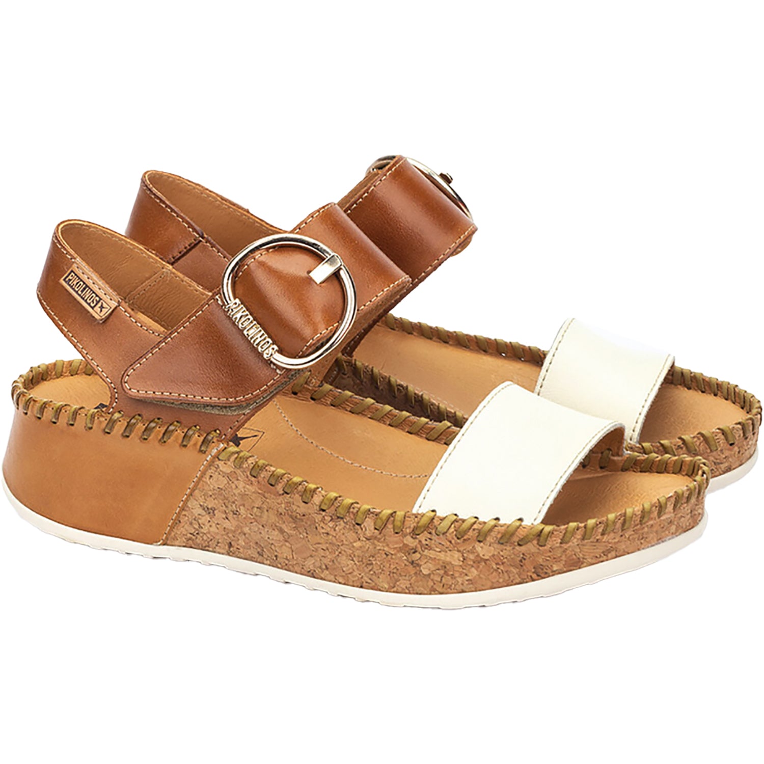 Womens Pikolinos Pikolinos Marina W1C-0709C1 Women's Sandals Nata/Brandy Nata/Brandy