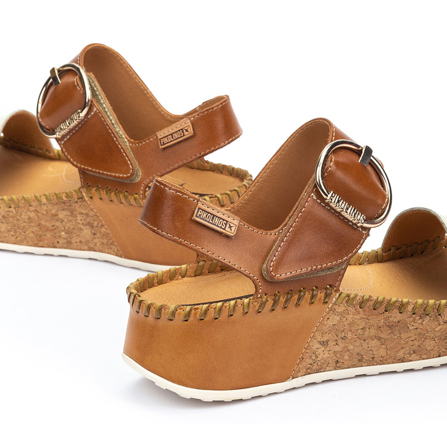 Womens Pikolinos Pikolinos Marina W1C-0709C1 Women's Sandals Nata/Brandy Nata/Brandy