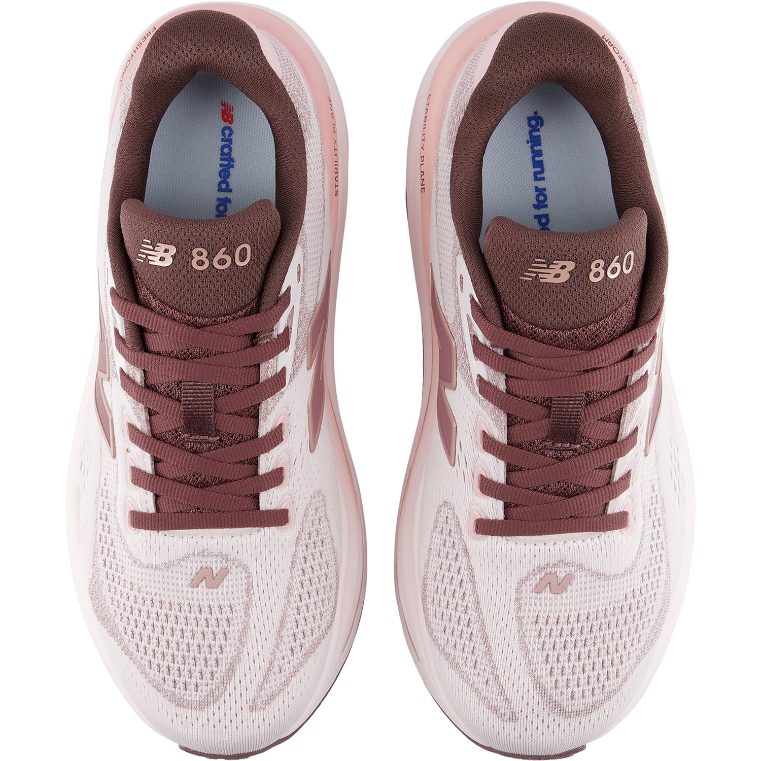 Womens New balance New Balance Fresh Foam X 860v15 Women's Athletic Shoes W8607FZ Pink Salt/Pebble Pink Salt/Pebble