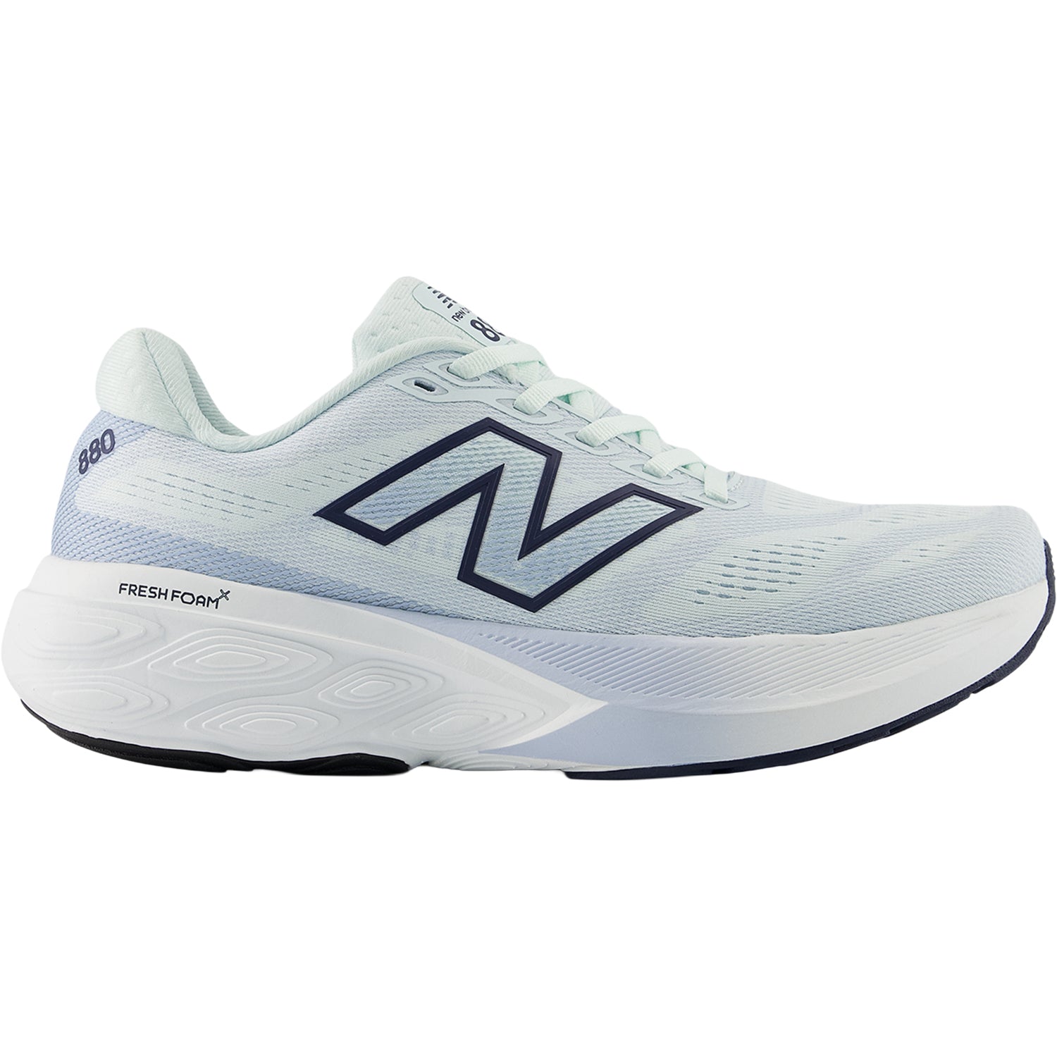 Womens New balance Women's New Balance W880411 Glint Blue/NB Navy (Neutral Support) Glint Blue/NB Navy