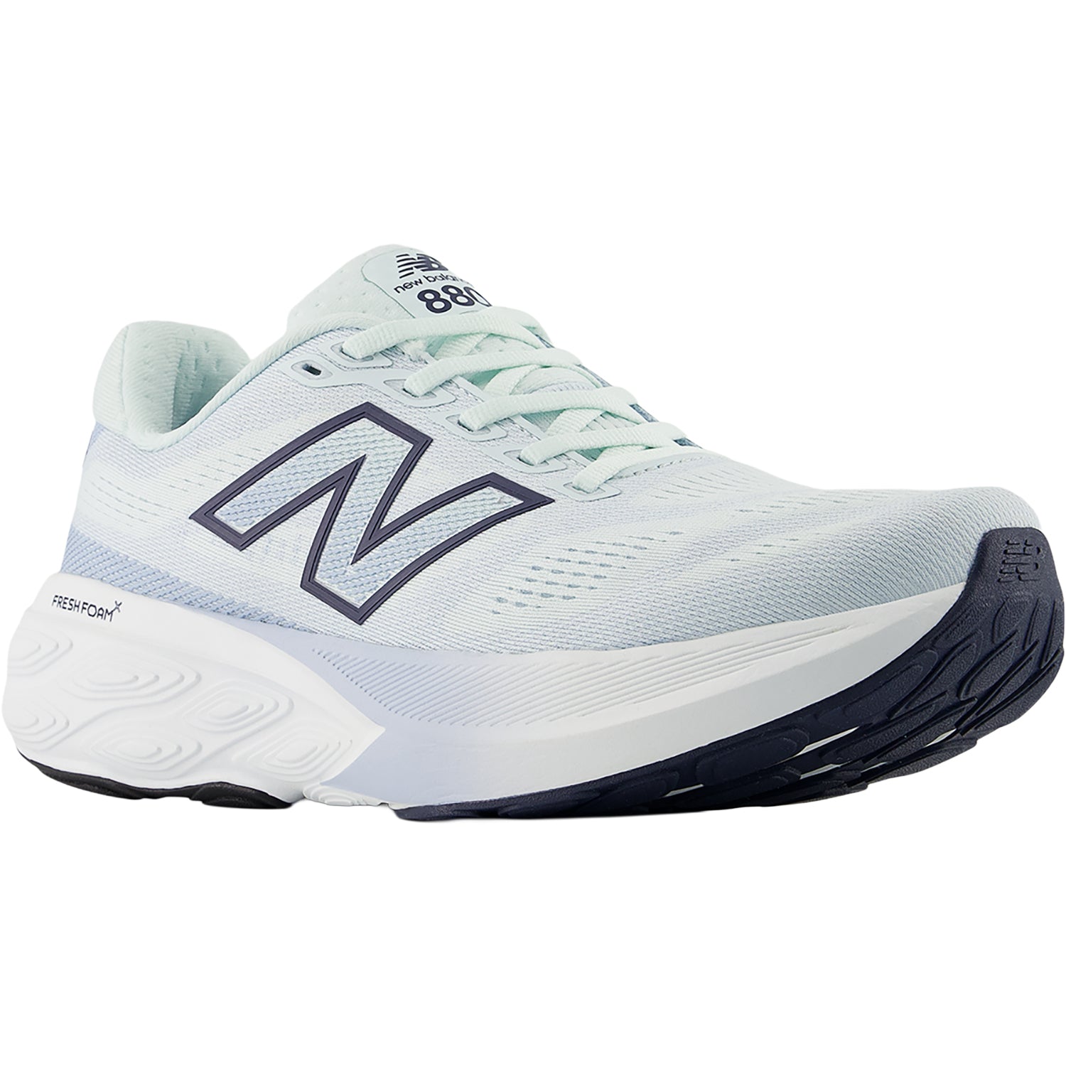 Womens New balance Women's New Balance W880411 Glint Blue/NB Navy (Neutral Support) Glint Blue/NB Navy