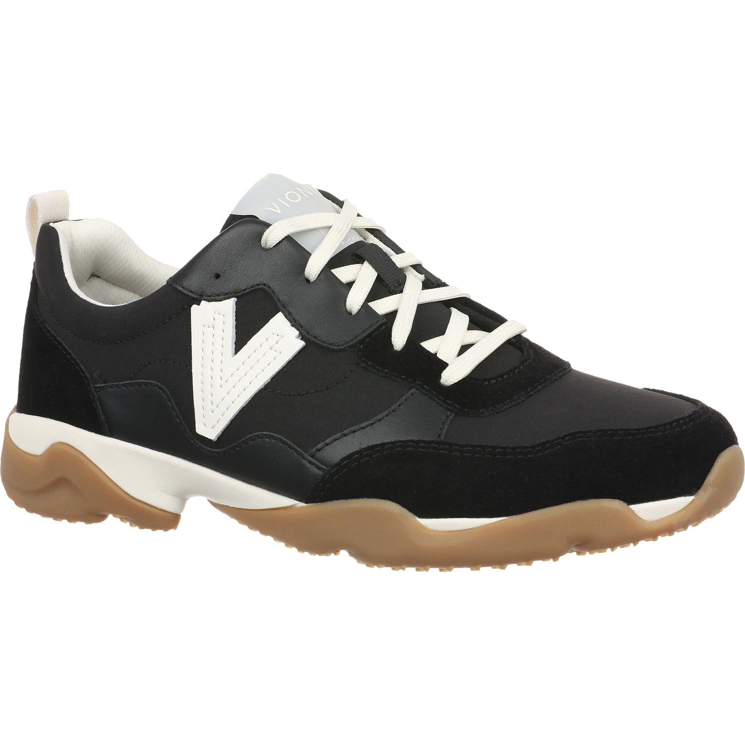 Womens Vionic Vionic Walk Slim Glide Women's Sporty Lace Up Shoes Black Black