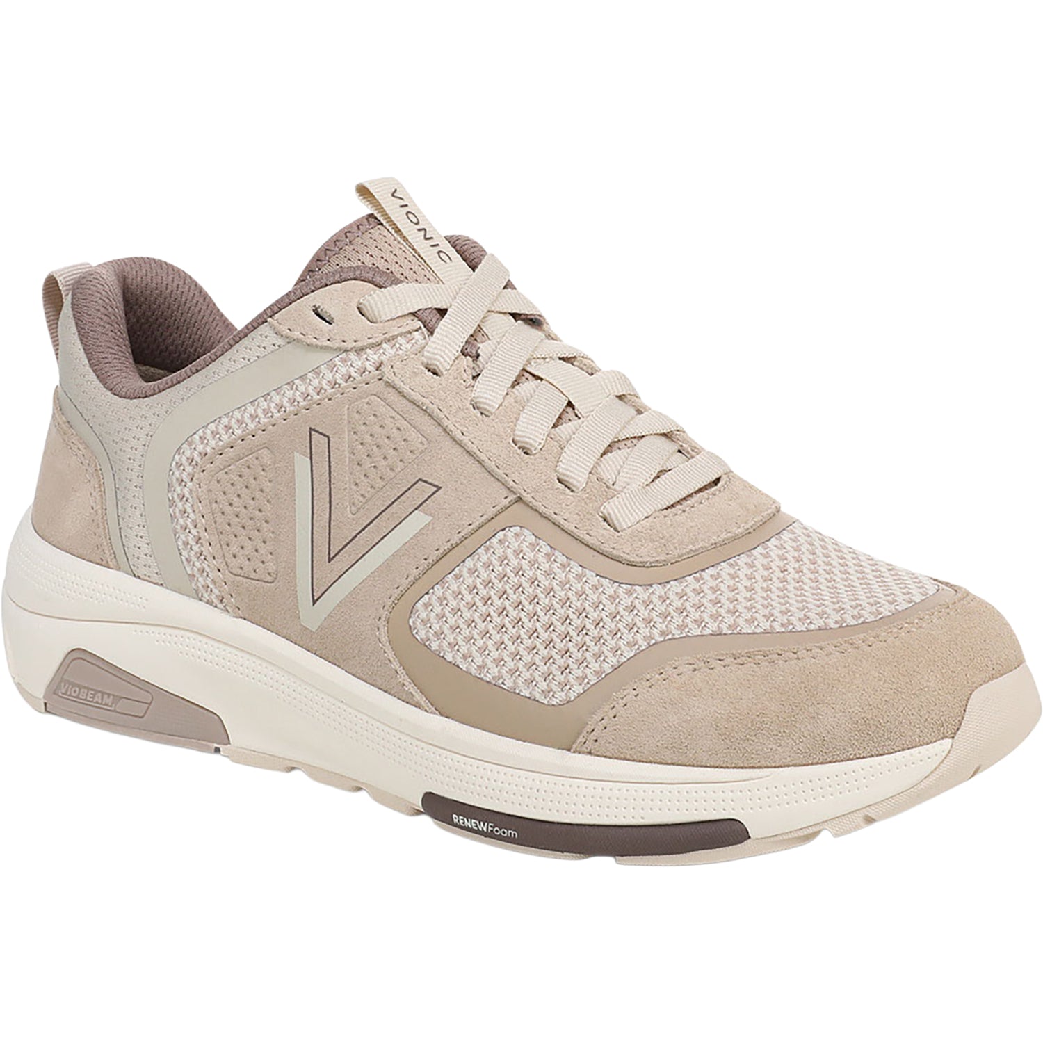 Womens Vionic Vionic Walk Strider Knit Women's Athletic Shoes Lucid Beige Lucid Beige