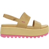 Womens Reef Women's Reef Water Vista Higher Natural/Hot Pink Synthetic Natural/Hot Pink Synthetic