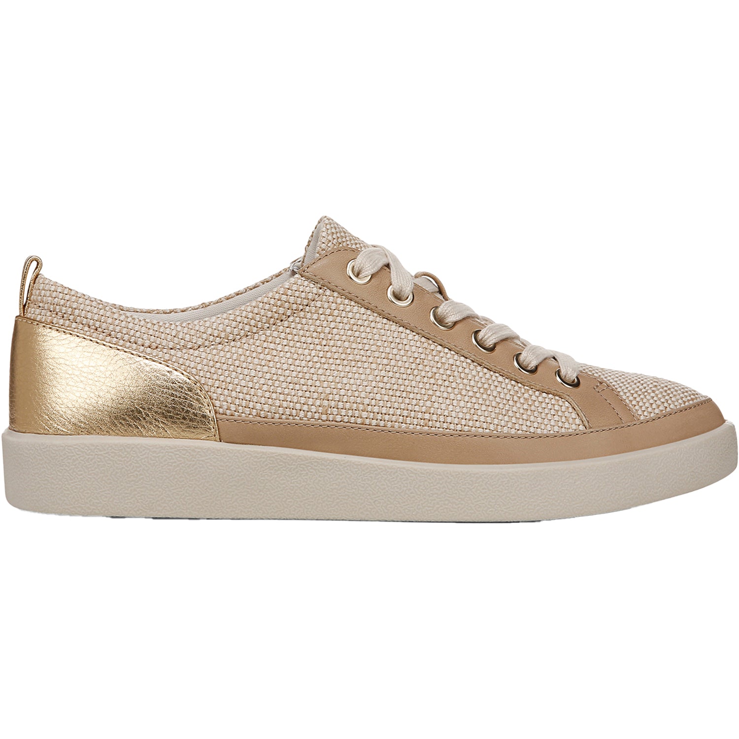 Vionic Winny Womens Vionic Vionic Winny Women's Sporty Lace Up Shoes Natural/Gold ...