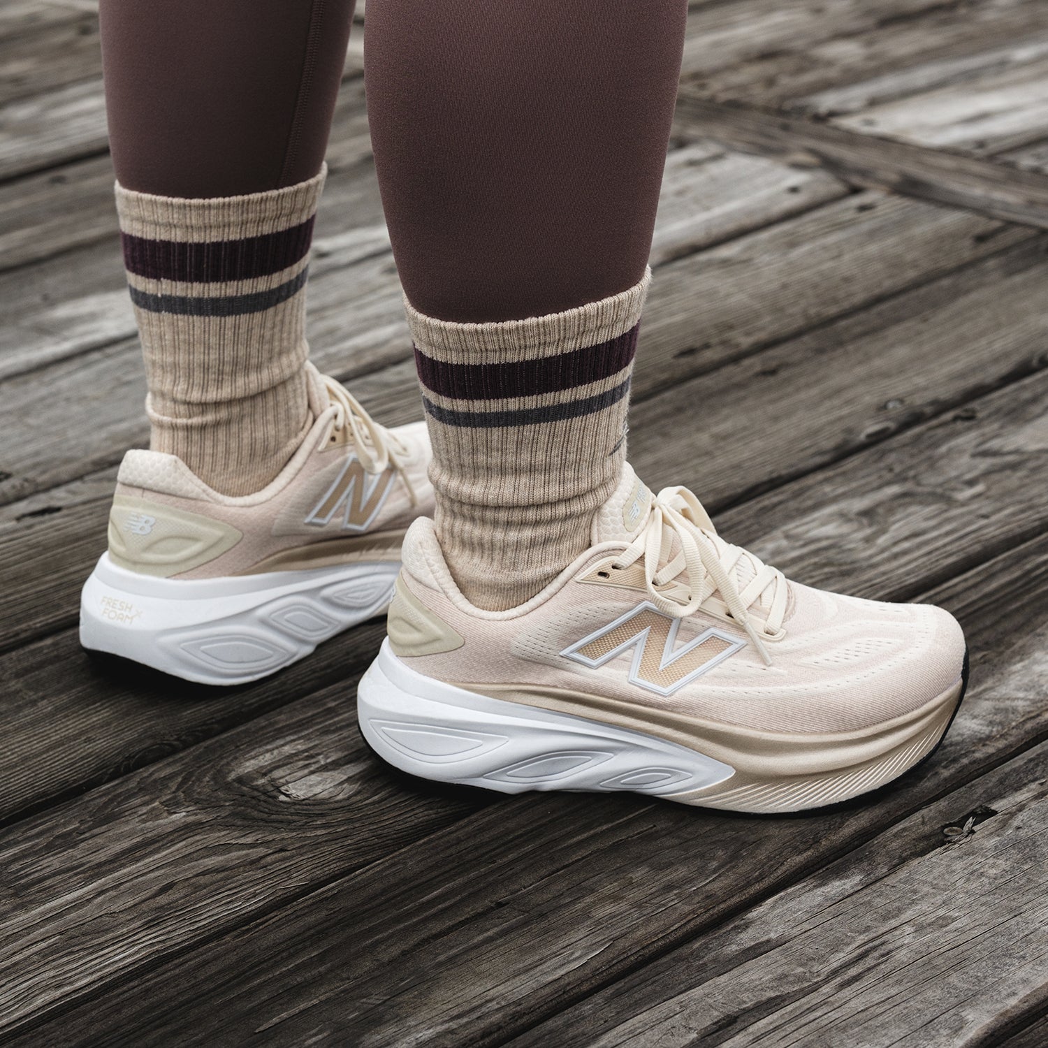 Womens New balance New Balance WMORLB6 (Neutral Support) Women's Athletic Shoes Permafrost/Bisque/NB103 White Permafrost/Bisque/NB103 White