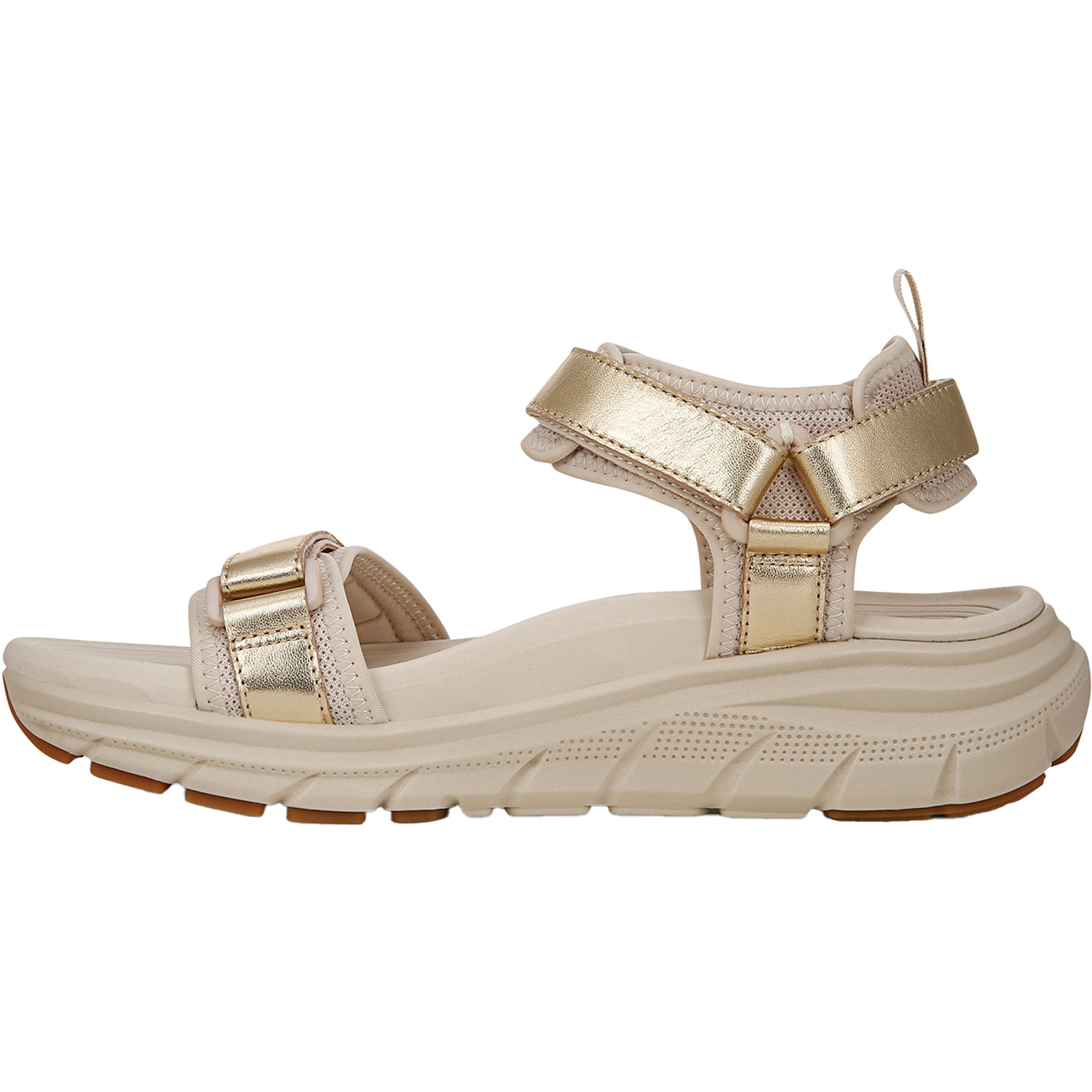 Womens Vionic Vionic Walk Max Wanderer Women's Outdoor Sandals Parchment/Gold Parchment/Gold