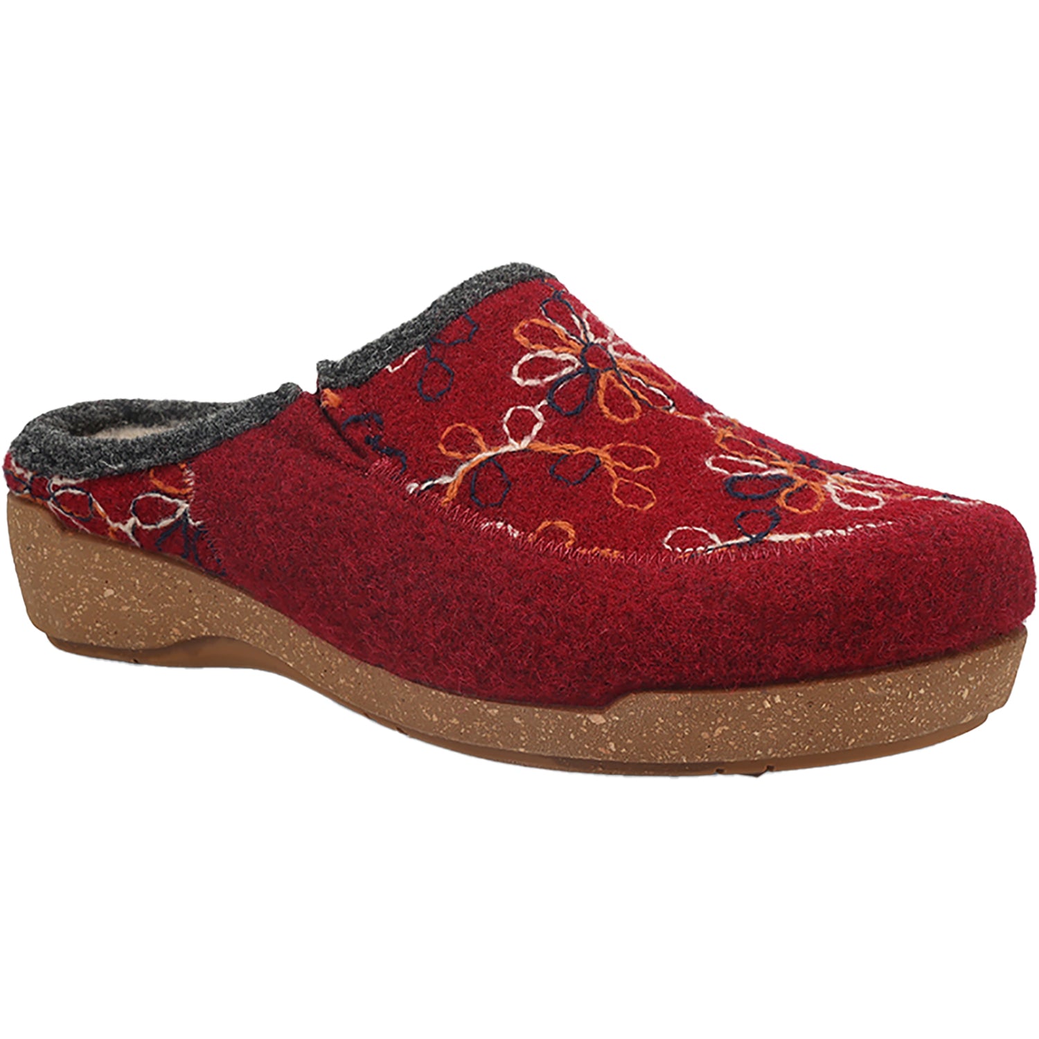 Womens Taos Taos Woolflower Women's Clogs Cranberry Cranberry
