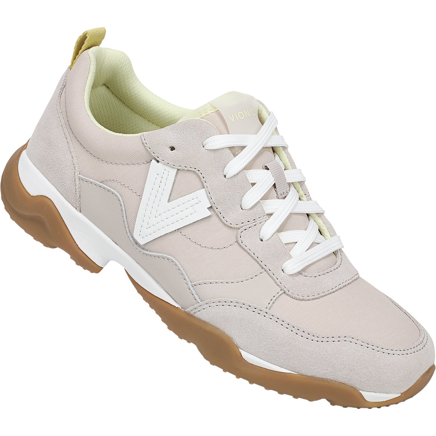 Womens Vionic Vionic Walk Slim Glide Women's Sporty Lace Up Shoes Chateau Grey Chateau Grey