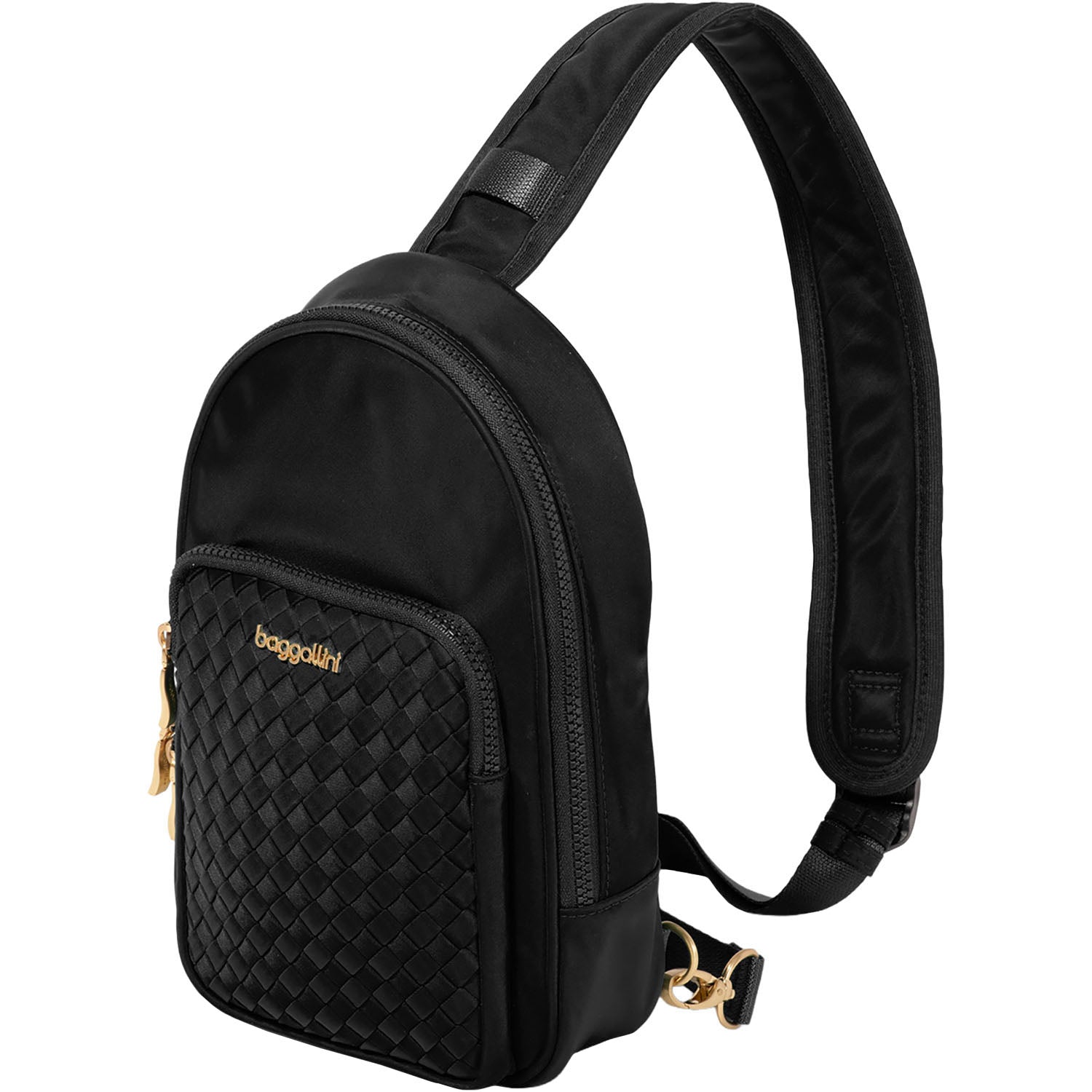 Womens Baggallini Baggallini Waverly Woven Sling Handbag Black Black
