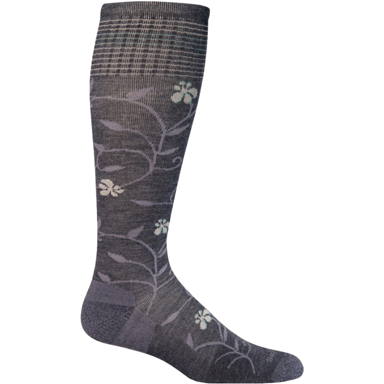 Womens Sockwell Sockwell 15-20 Full Sun Wide Calf Women's Compression Socks Wide Denim Denim