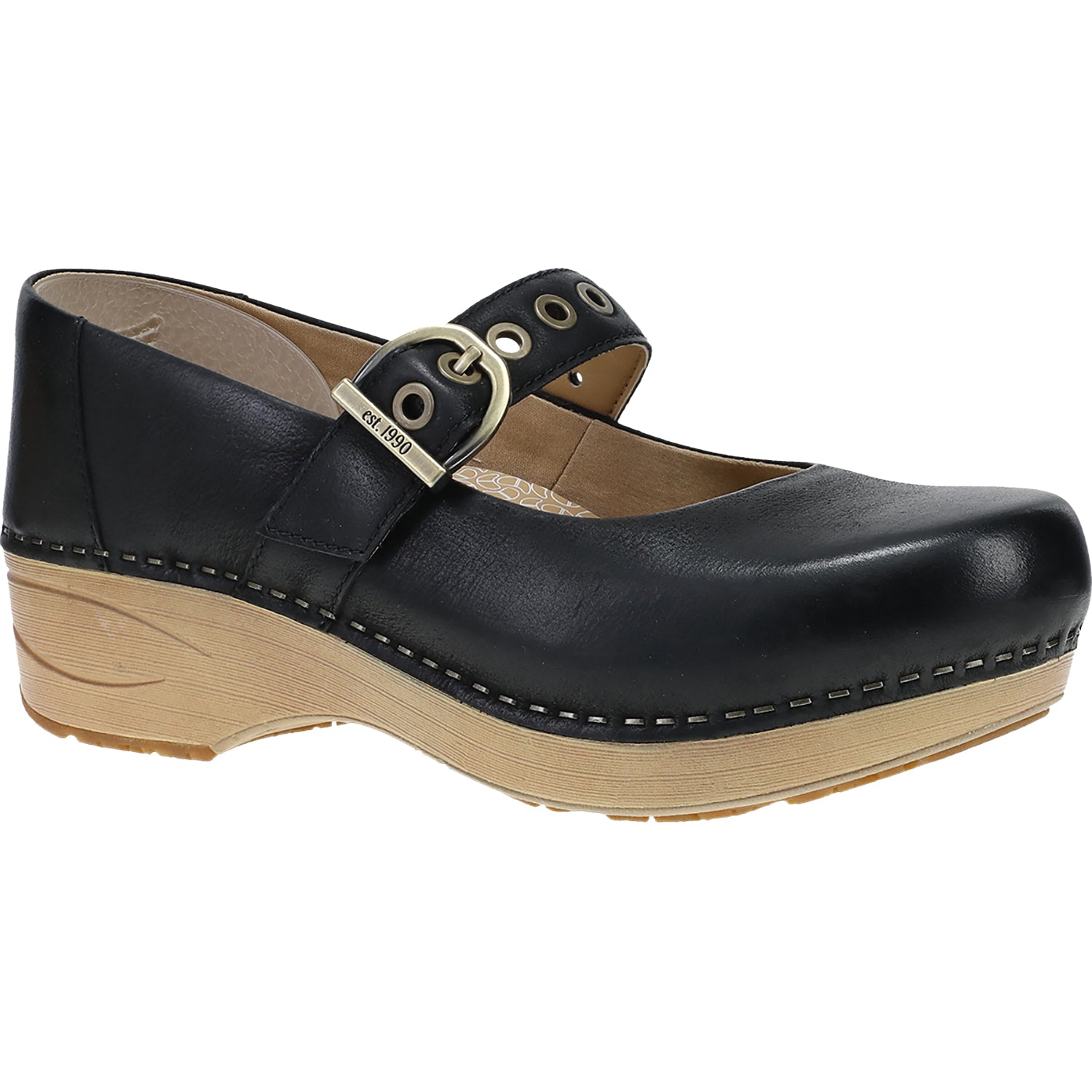 Womens Dansko Dansko XP 2.0 Mary Jane Clog Women's Clogs Black Black