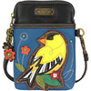 Womens Chala Chala Handbags Yellow Bird Cellphone Crossbody Handbag Blue Blue