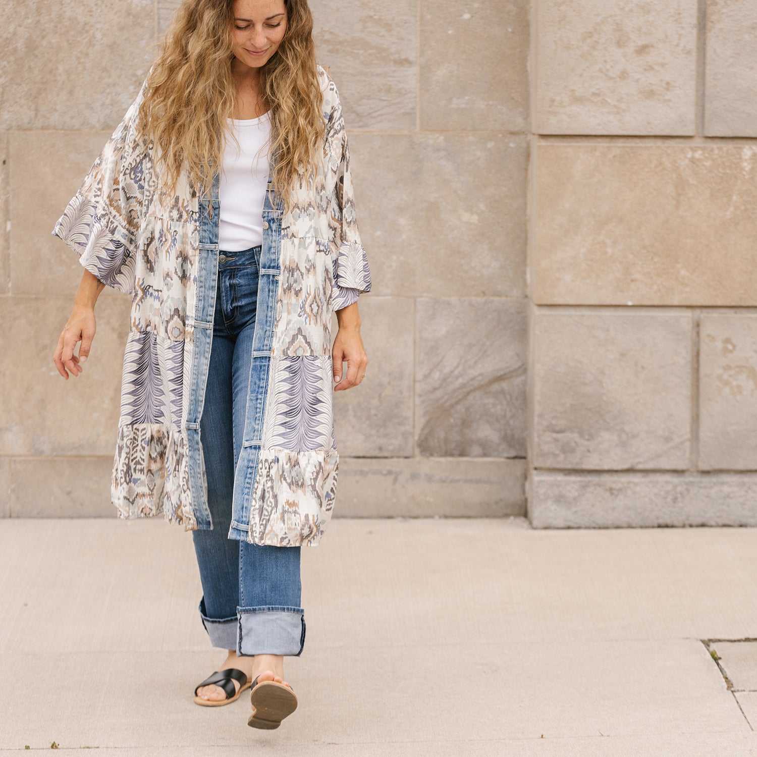 Womens Shannon passero Shannon Passero Ying Cardigan Women's Outerwear Petal Print Mix Petal Print Mix