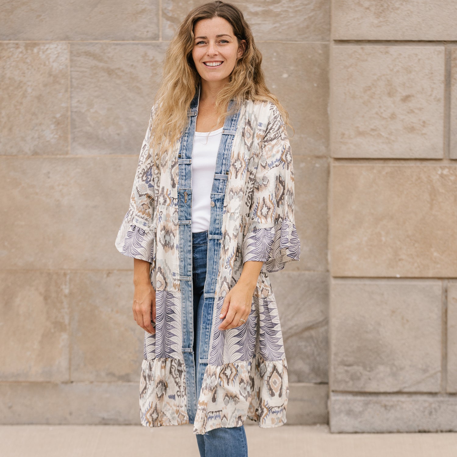 Womens Shannon passero Shannon Passero Ying Cardigan Women's Outerwear Petal Print Mix Petal Print Mix