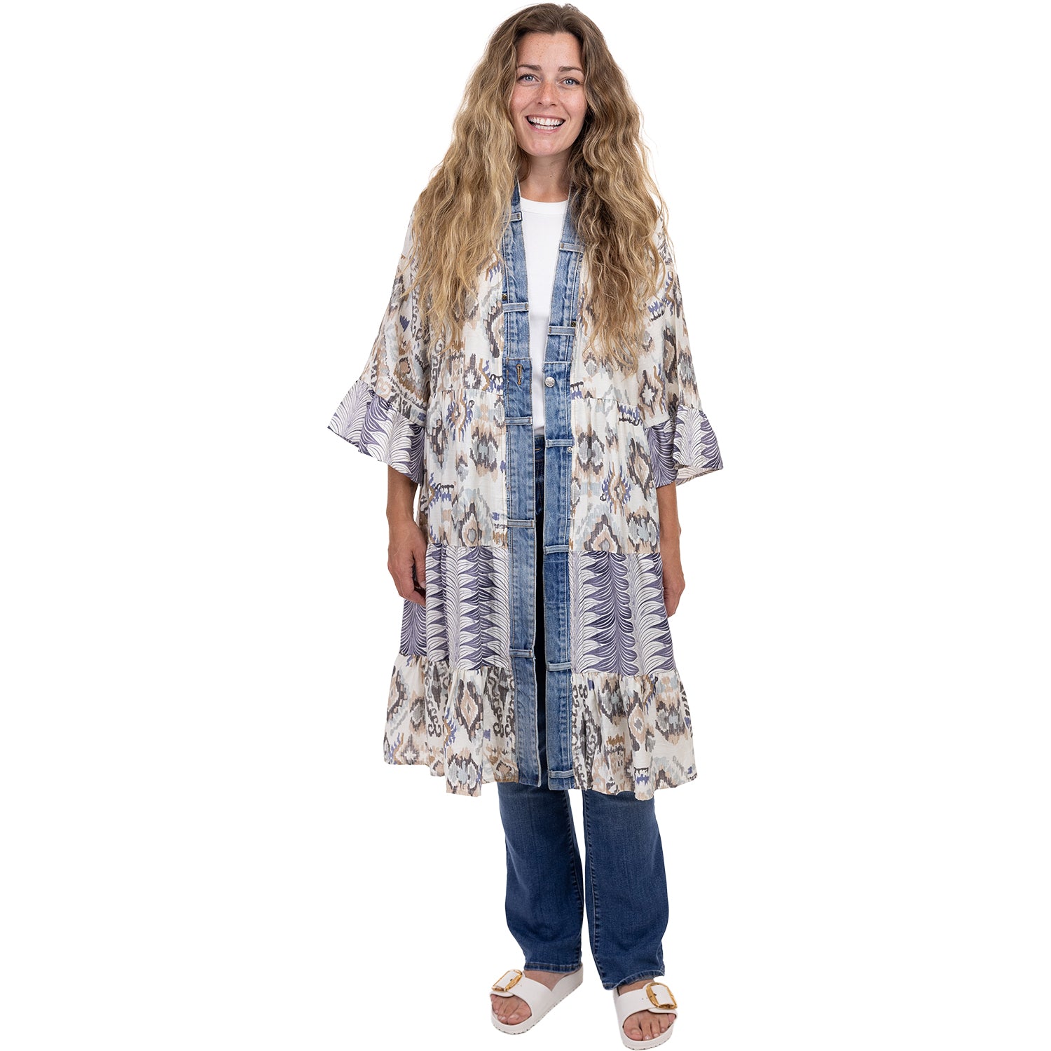 Womens Shannon passero Shannon Passero Ying Cardigan Women's Outerwear Petal Print Mix Petal Print Mix