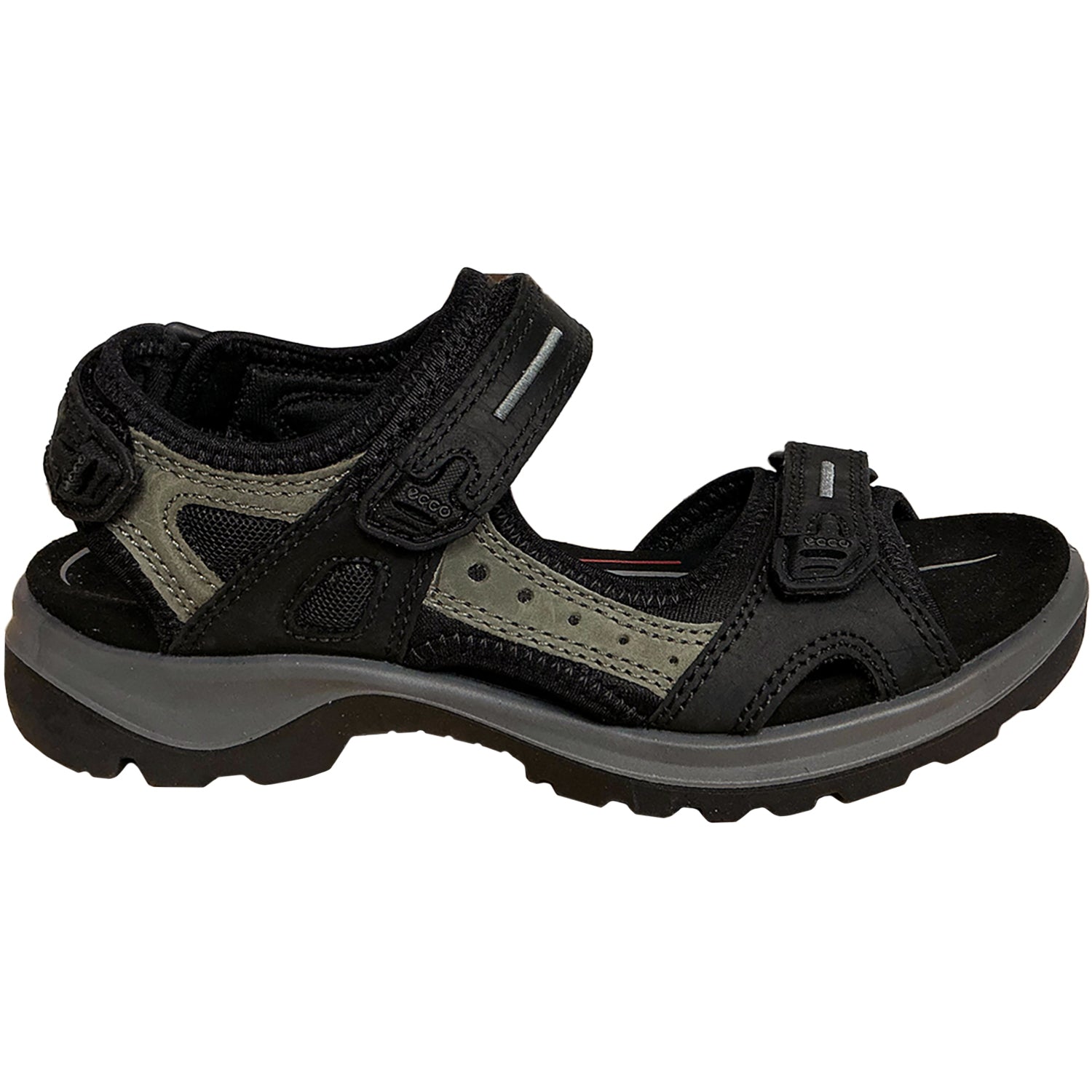 Womens Ecco Women's Ecco Offroad Yucatan Black/Mole Nubuck Black/Mole Nubuck