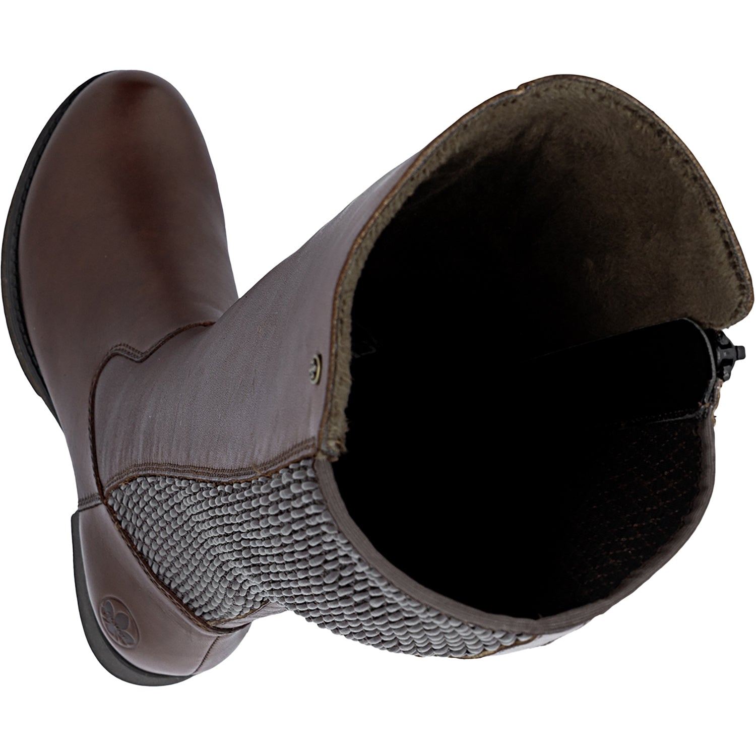 Womens Rieker Rieker Z9591-27 Women's Boots Tall Ebony/Moro/Ebony Ebony/Moro/Ebony