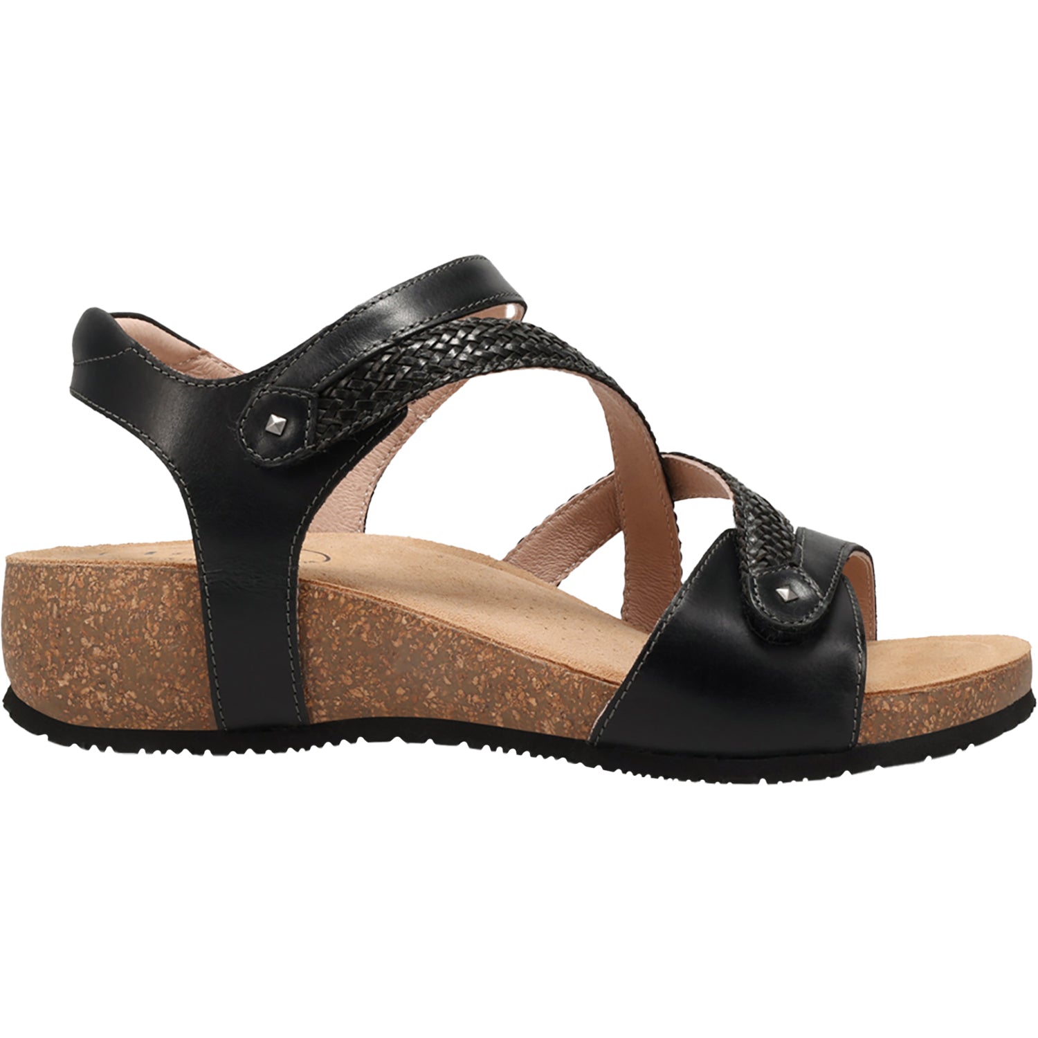 Womens Taos Taos Zanzibar Women's Sandals Black Leather Black Leather