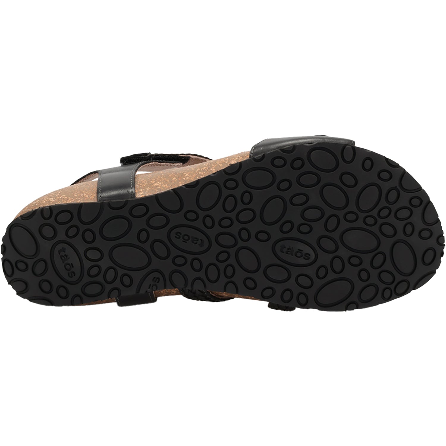 Womens Taos Taos Zanzibar Women's Sandals Black Leather Black Leather