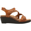 Womens Taos Taos Zecret Women's Wedge Sandals Caramel Caramel