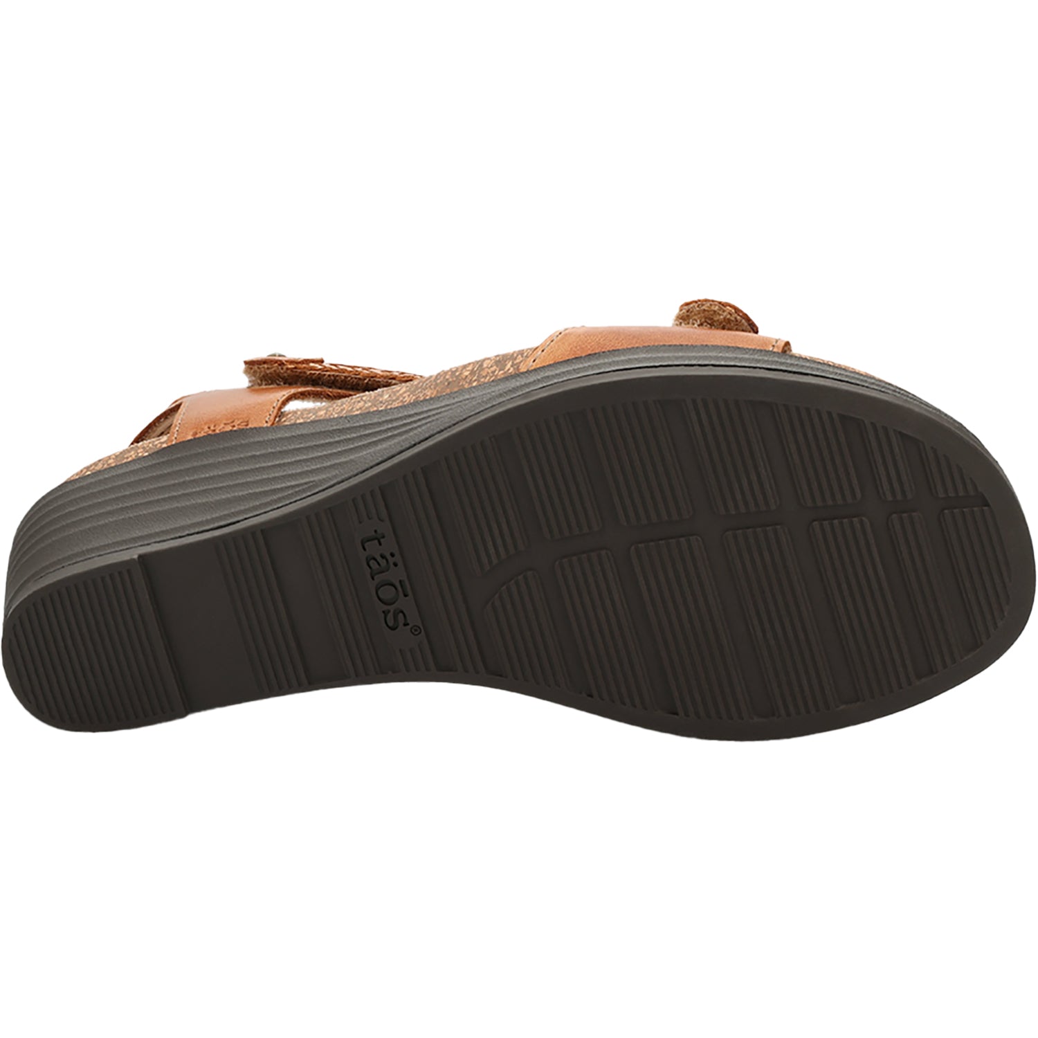Womens Taos Taos Zecret Women's Wedge Sandals Caramel Caramel