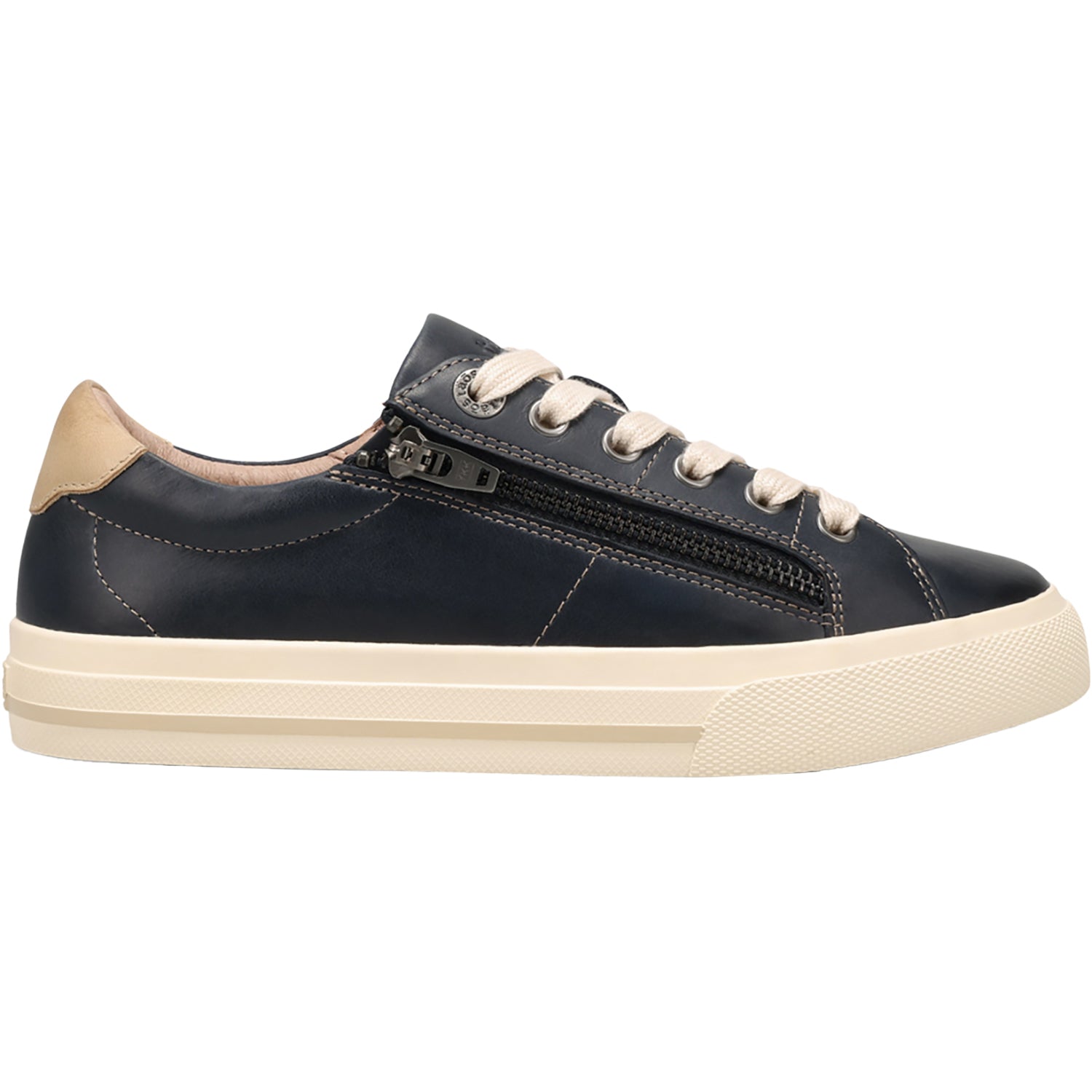 Womens Taos Taos Z Soul Lux Women's Lace Up Shoes Navy/Stone Leather Navy/Stone Leather