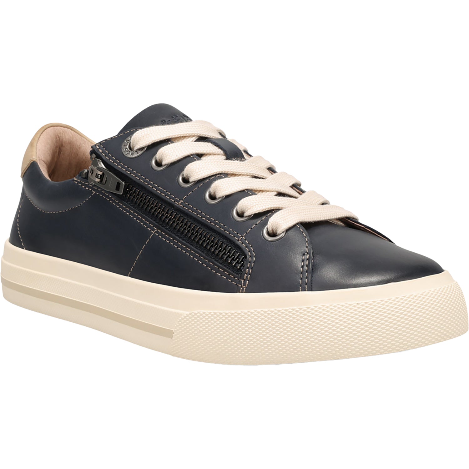 Womens Taos Taos Z Soul Lux Women's Lace Up Shoes Navy/Stone Leather Navy/Stone Leather
