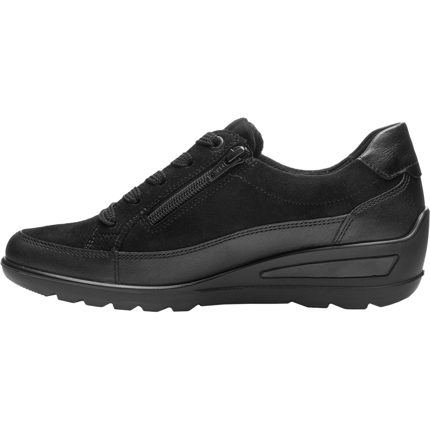 Womens Ara shoes Women's Ara Zamia Black Leather/Kid Suede Combi Black Leather/Kid Suede Combi