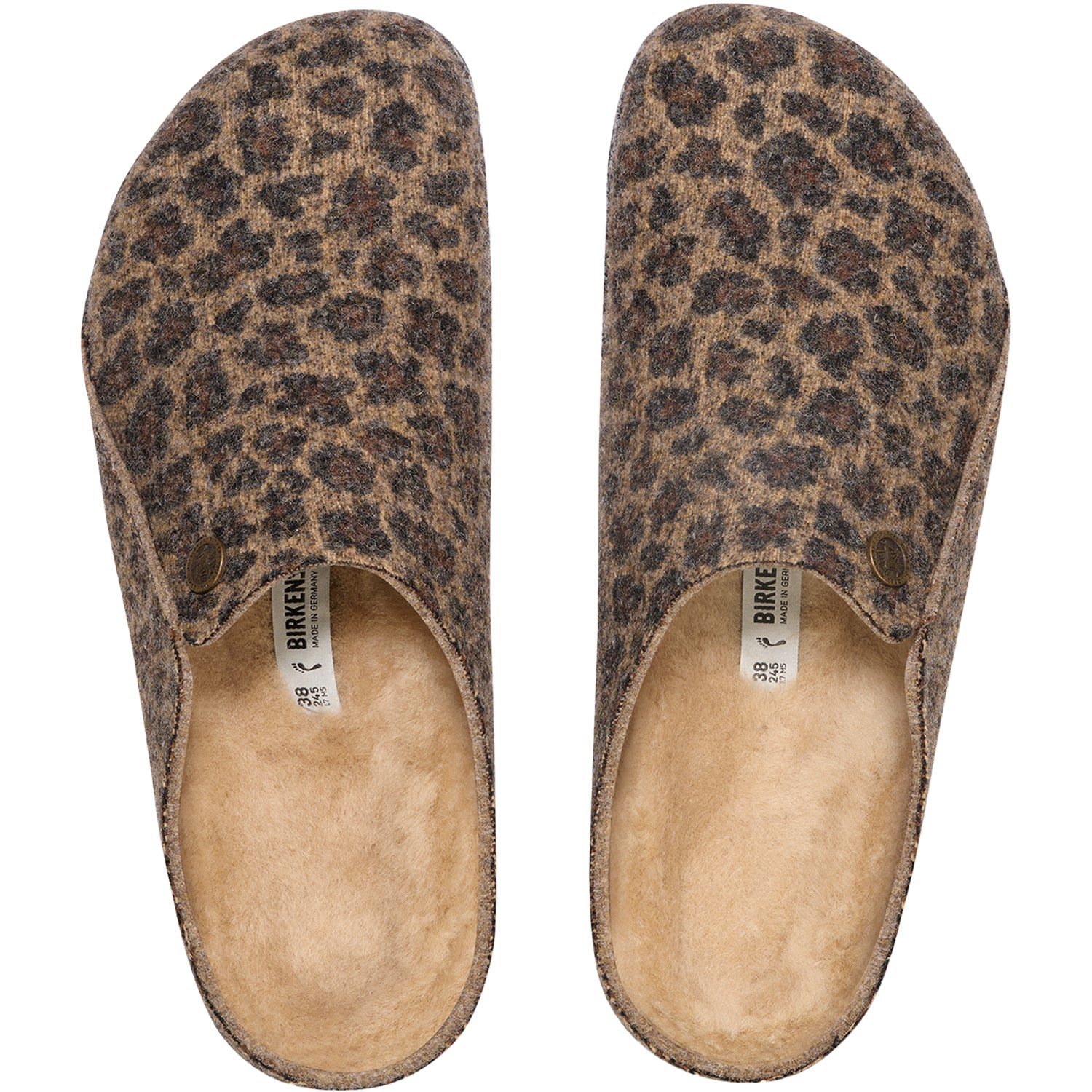 Womens Birkenstock Women's Birkenstock Zermatt Shearling Leo Toffee Leo Toffee