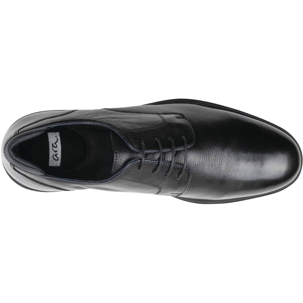Mens Ara shoes Men's Ara Hank Black Leather Black Leather