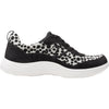 Womens Clarks Women's Clarks Cloudsteppers Lulu Walk Black/White Fabric Black/White Fabric
