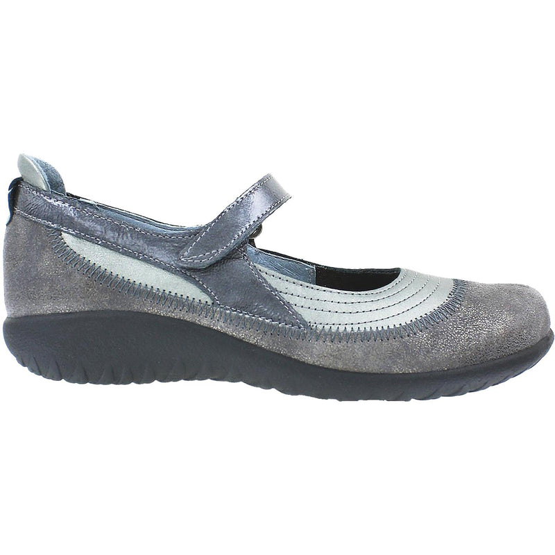 Women's Naot Kirei Sterling/Grey Shimmer Leather/Patent